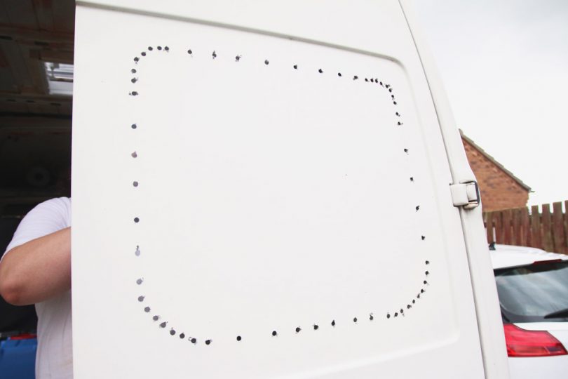 Van Conversion - How to Install Bonded Rear Windows Ford Transit