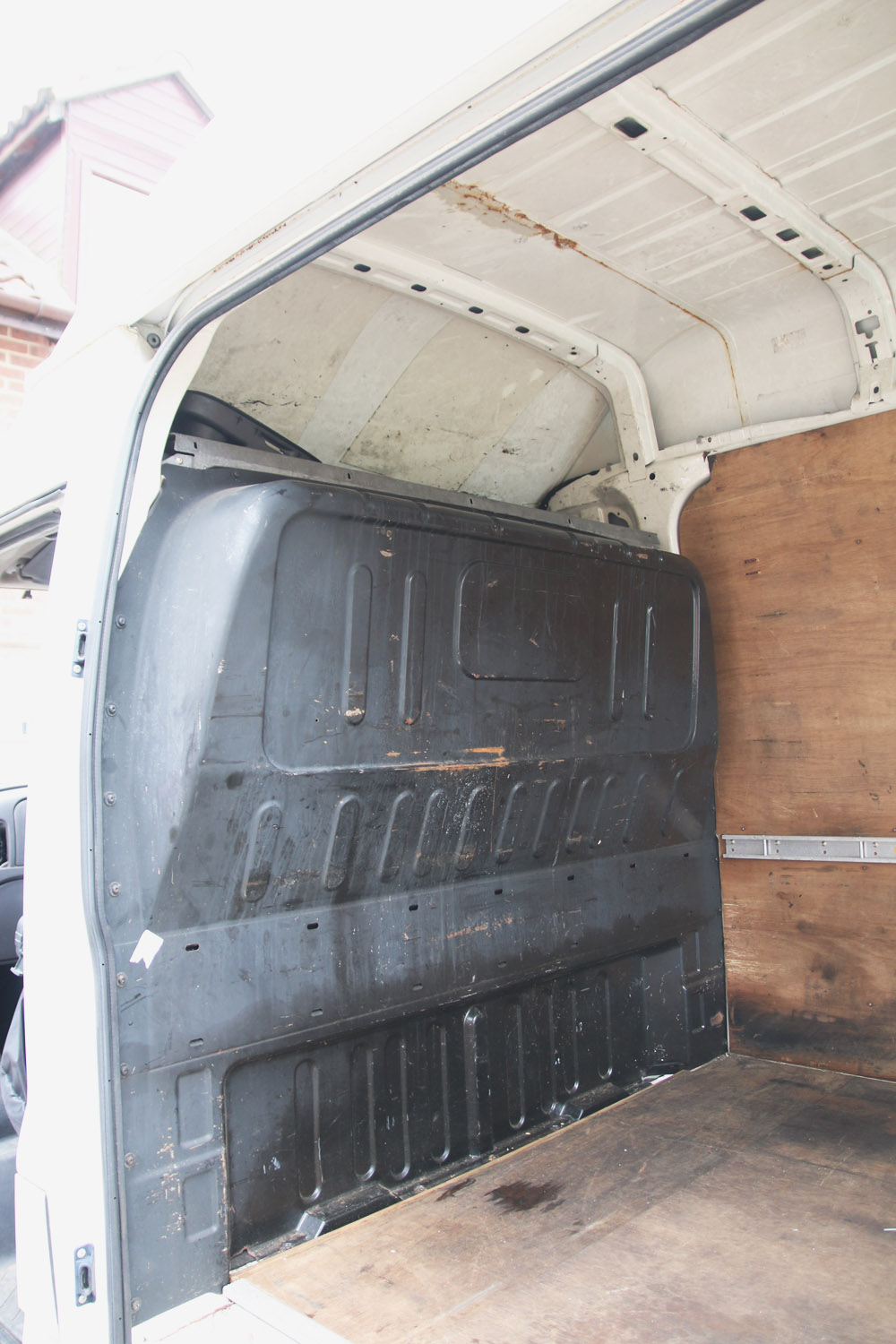 Van Conversion Removing Bulkhead & Plywood