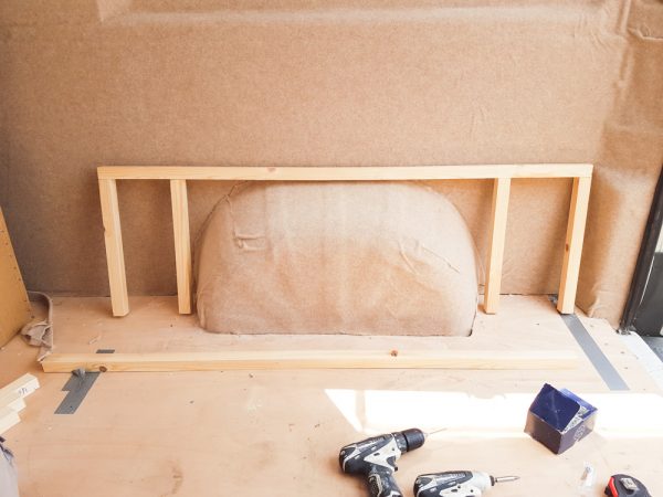 Building the Sofa & Bedframe – Adventures in a Camper