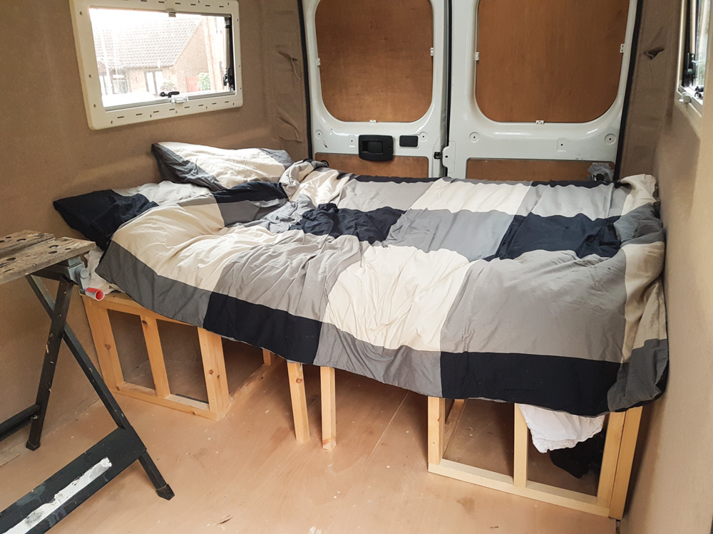Building The Sofa Bedframe, Camper Bed Frame Diy