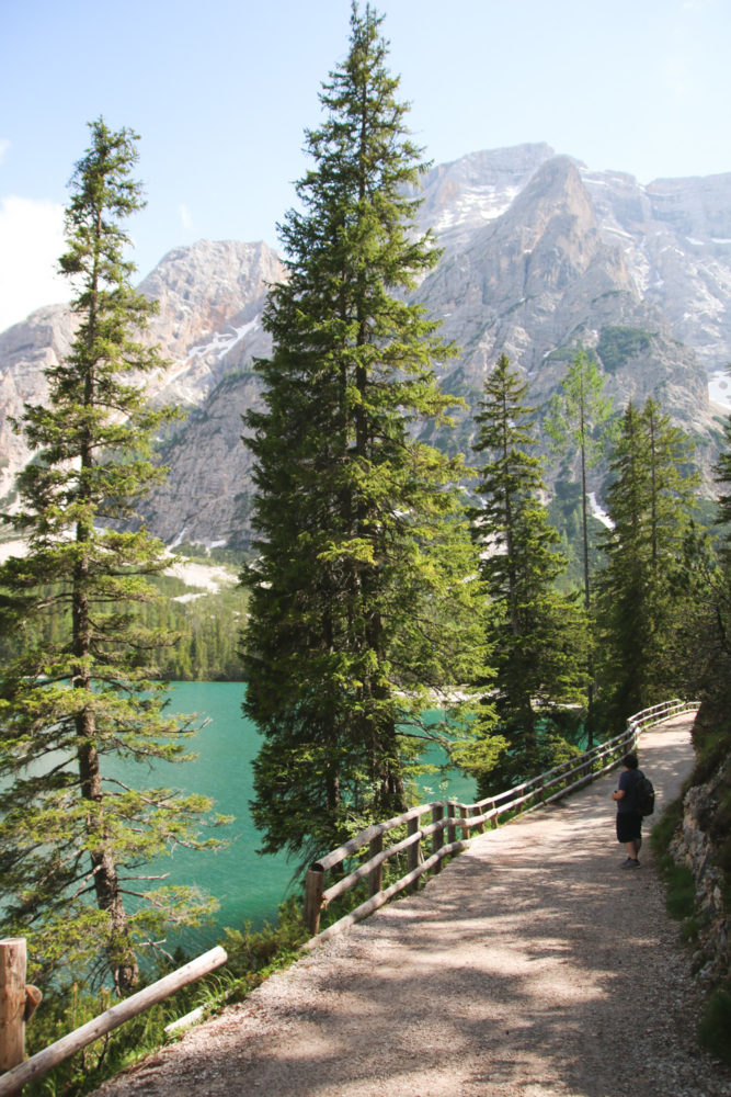 Views over Lago di Braies