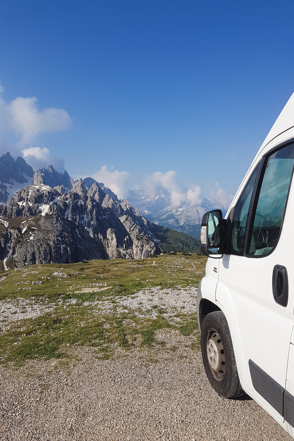 Campervan in the Dolomites, Italy