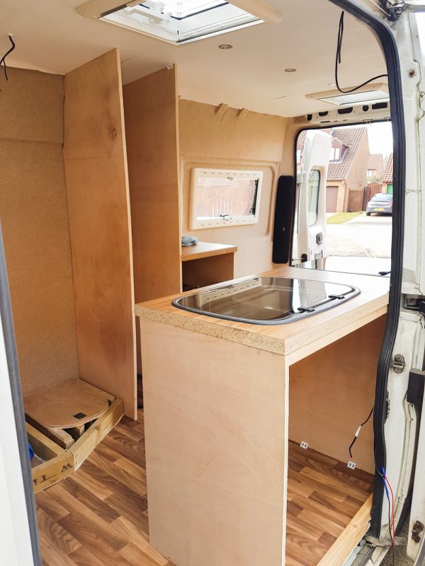 Van Conversion – Building the Kitchen – Adventures in a Camper