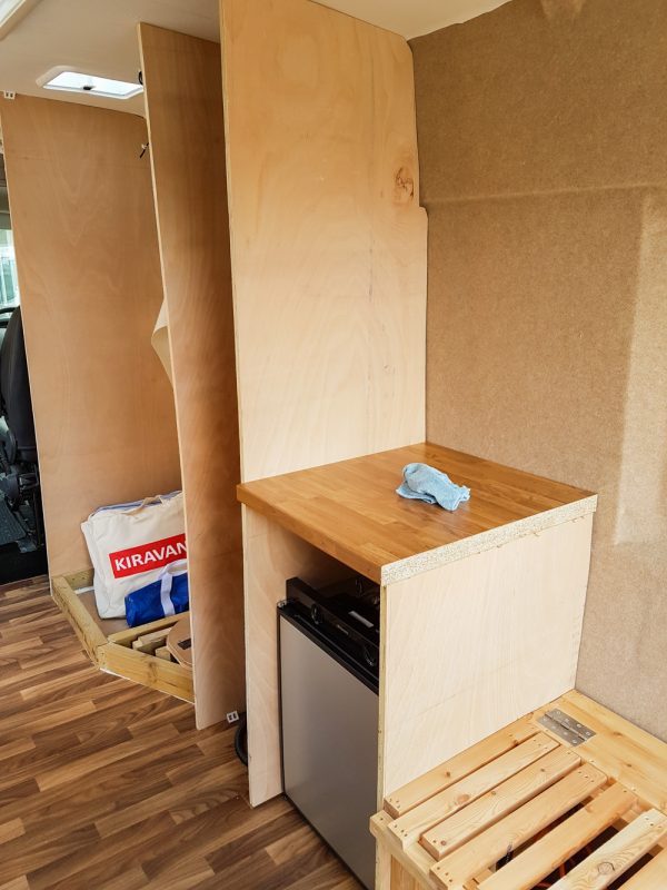 Van Conversion – Building the Kitchen – Adventures in a Camper