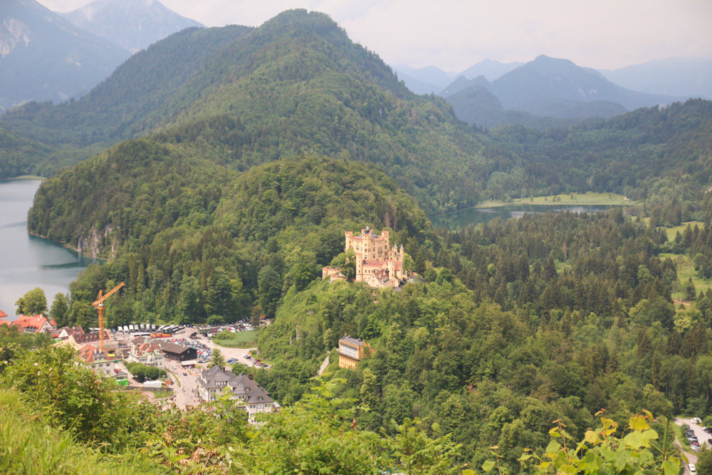 Views from Neuschwanstein Castle, Germany