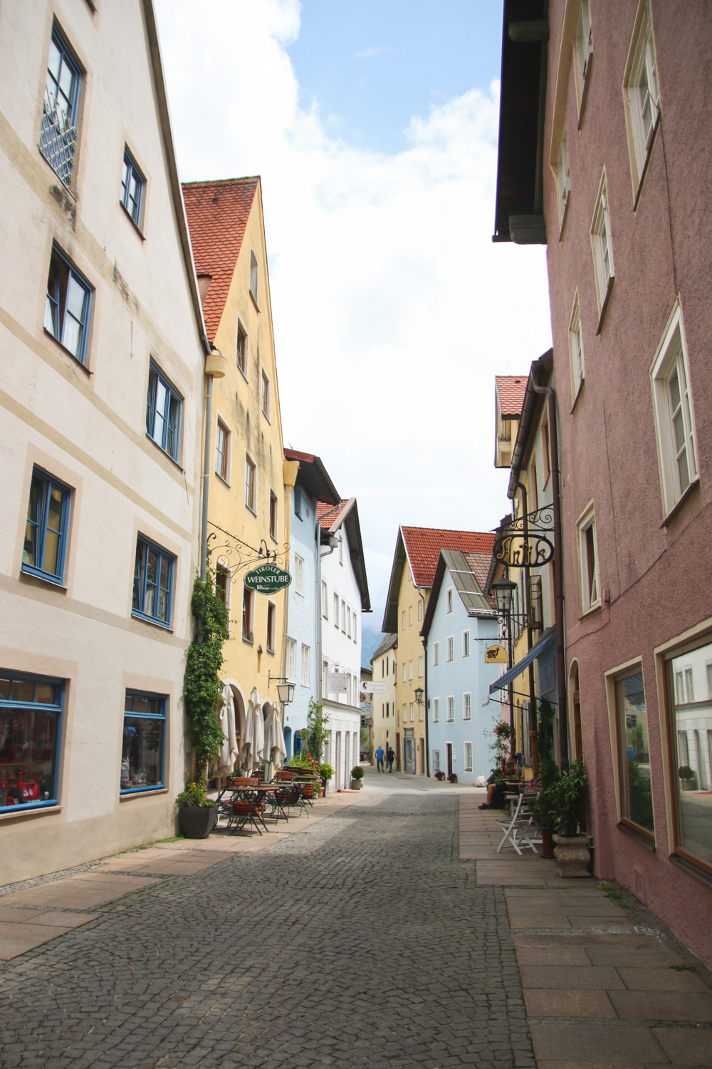 Colourful Streets of Fussen, Germany