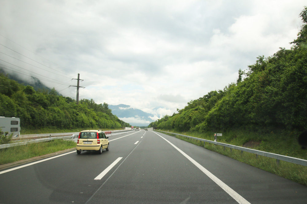 Driving from Switzerland to Italy