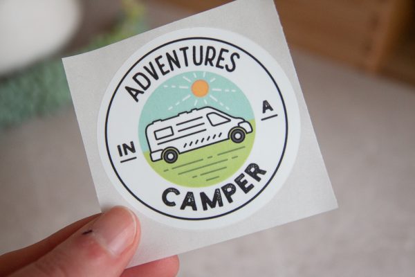 Adventures in a Camper Bumper Sticker