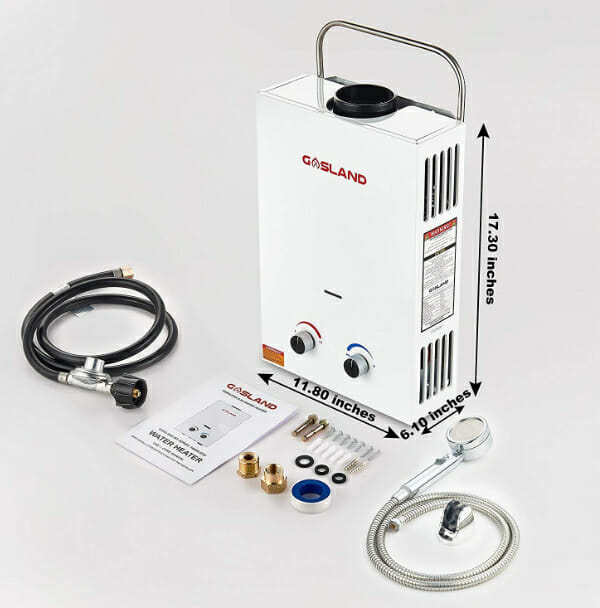 gas tankless instant water heater